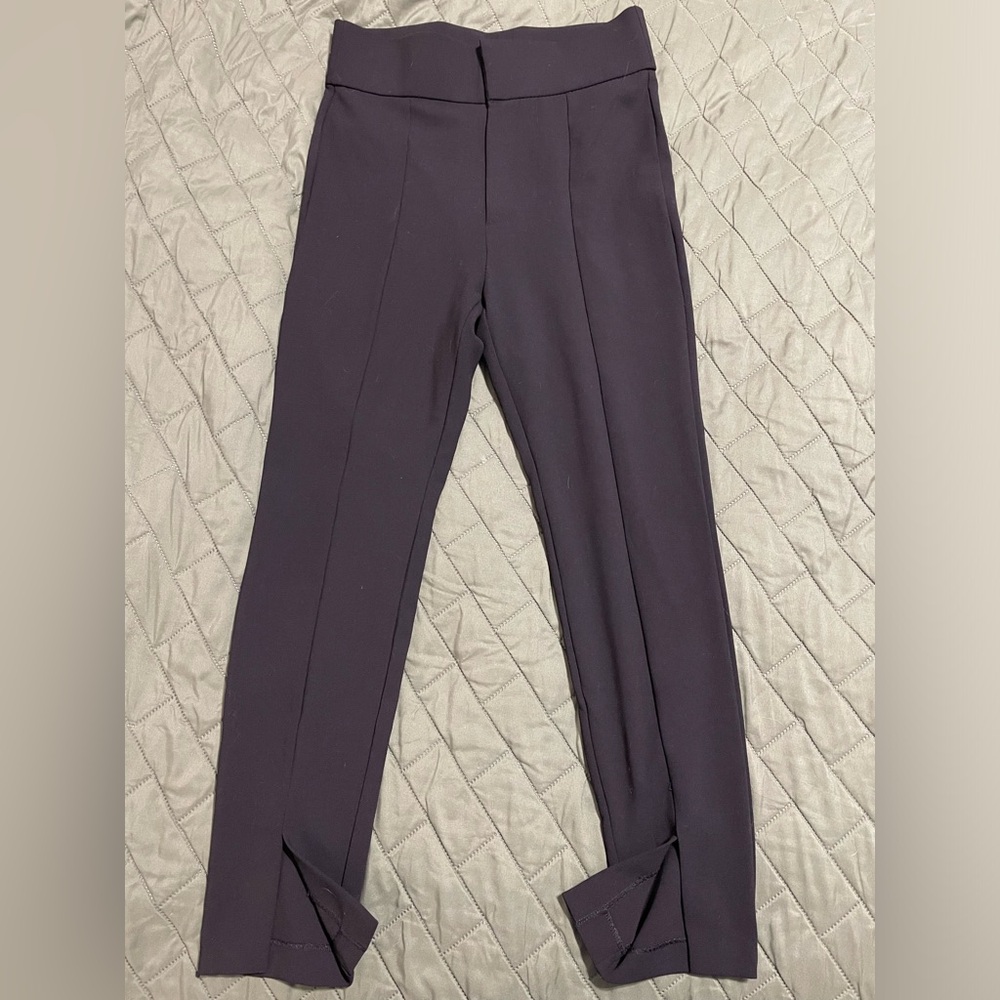 Zara Split-Hem Skinny Trousers - Size Large